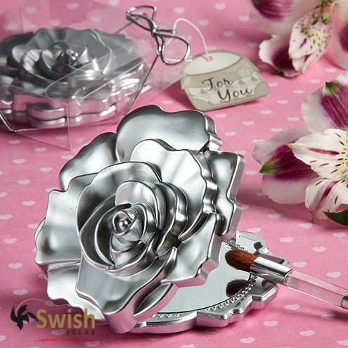 Rose Compact Mirror