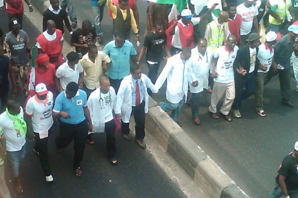 doctors_march Bella Naija