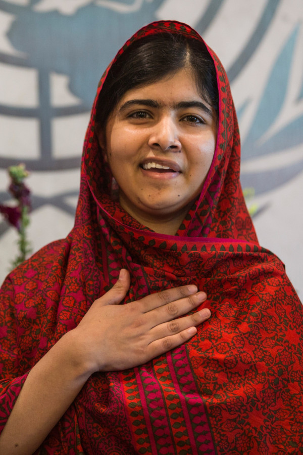 Ban Ki-Moon Meets With Malala Yousafzai At The U.N.