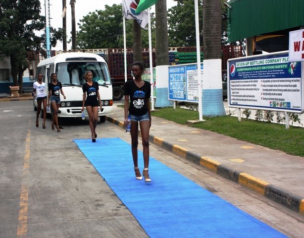 Aquafina's Elite Model Look Nigeria Contestants visit Seven Up - Bellanaija - September2014001