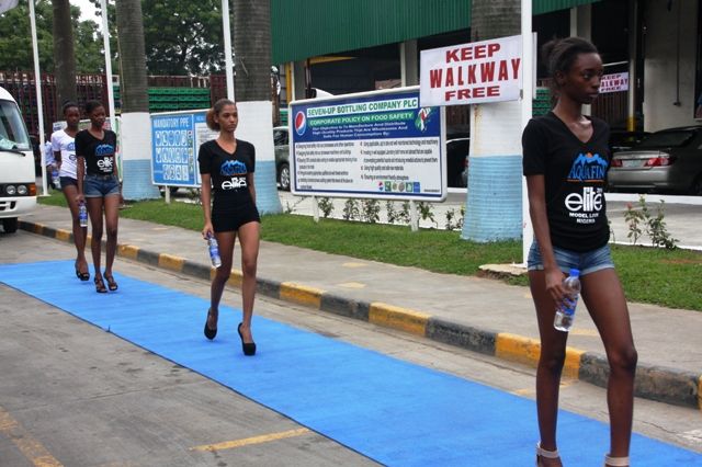 Aquafina's Elite Model Look Nigeria Contestants visit Seven Up - Bellanaija - September2014008