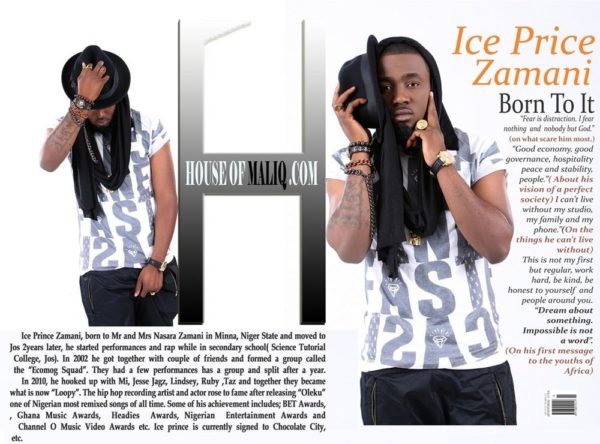 Ice Prince ,September - 2014- Mgazine- Houseofmaliq 9