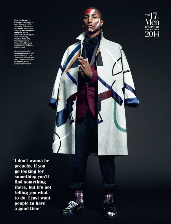 Pharrell Williams for British GQ - bellanaija - September 2014002