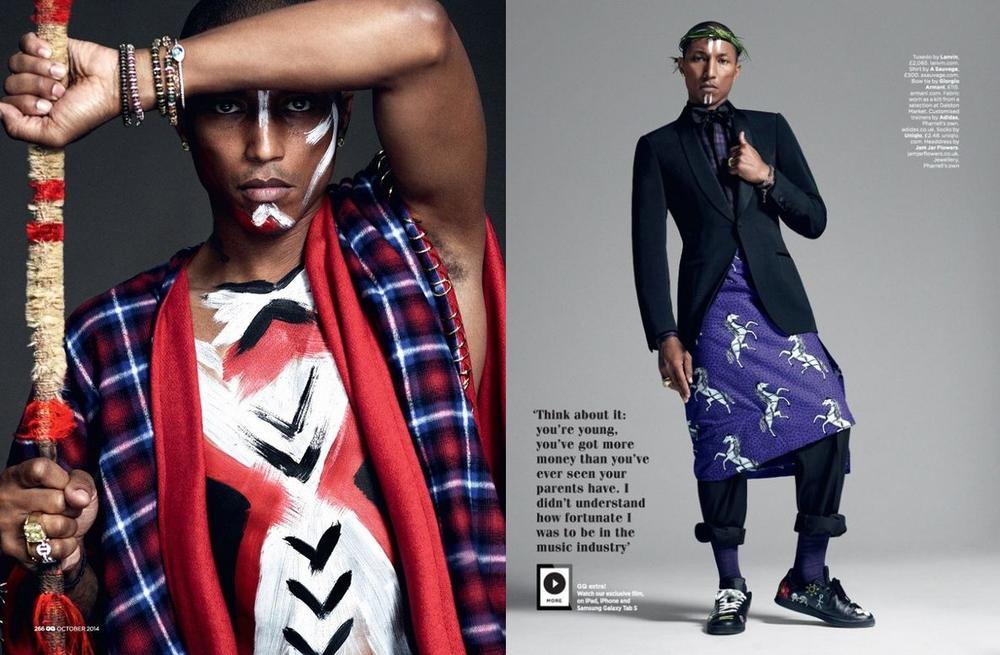 Pharrell Williams for British GQ - bellanaija - September 2014004