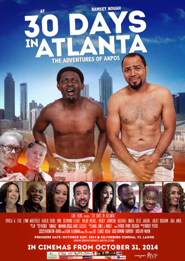 30 days in Atlanta Poster Size A5