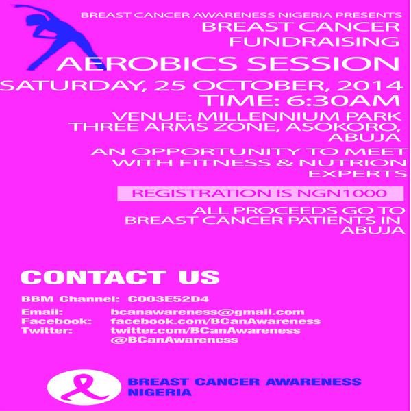 Aerobics-cancer-fundraiser-Abuja-October-2014