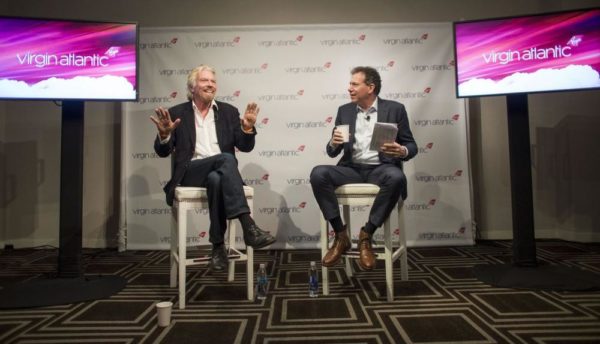 Inaugural flight of the brand new Virgin Atlantic 787 from London Gatwick to Atlanta, Georgia, USA.