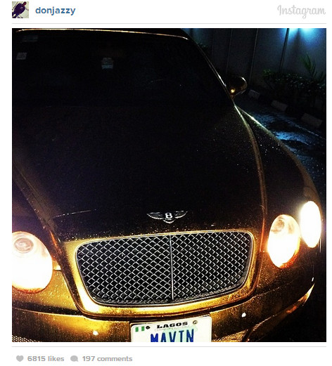 Don-Jazzy-mavin-gold-bentley