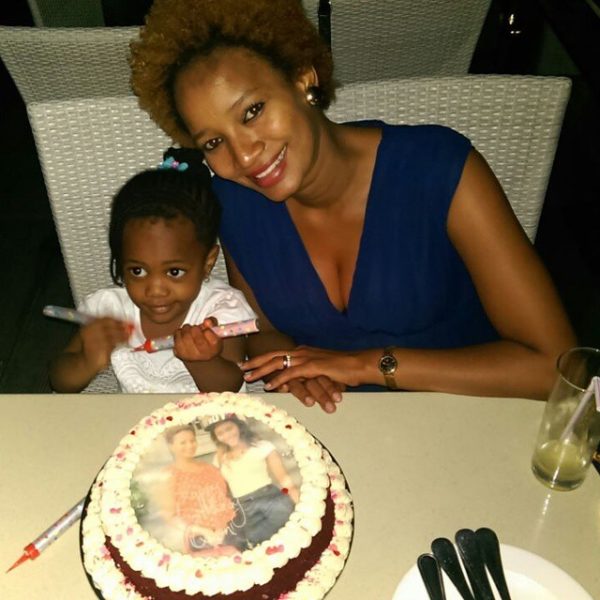Liz with her Daughter