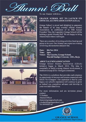 Grange School Alumni Ball - Bellanaija - October 2014