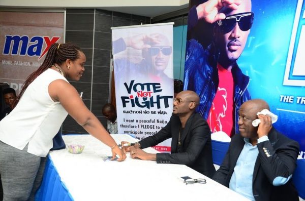 Ikeja City Mall TuFace Autograph Session for Vote not Fight Campaign - Bellanaija - October2014035