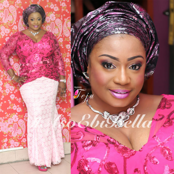 Oyetunde, makeup and gele by @makeoverbyteju