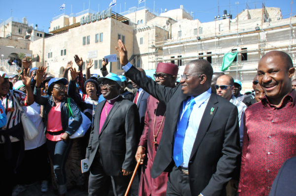 PIC. 3. 2014 PRESIDETIAL PILGRIMAGE IN JREUSALEM ON SATURDAY