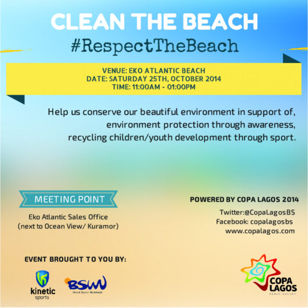 POSTER- CLEAN THE BEACH