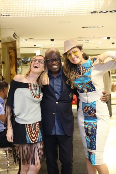 Francesca Rosset, Partner kinabuti, John Obayuwana, MD Polo Limited and Caterina Bortolussi, Kinabuti