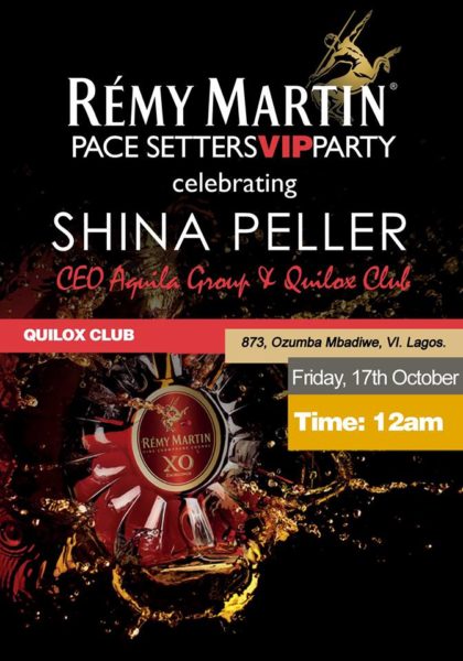 Remy Martin Pace Setters VIP Party for Shina peller - Bellanaija - October 2014001