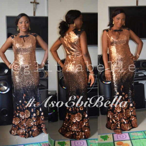 Sequin dress by @glitzabelle