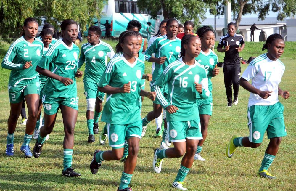 Image result for AWC: Super Falcons arrive in Cameroon