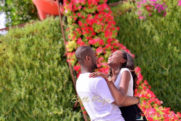 Tari & Toyo | Dubai Miracle Garden Pre Wedding Shoot | AkinTayoTimi | BellaNaija 023