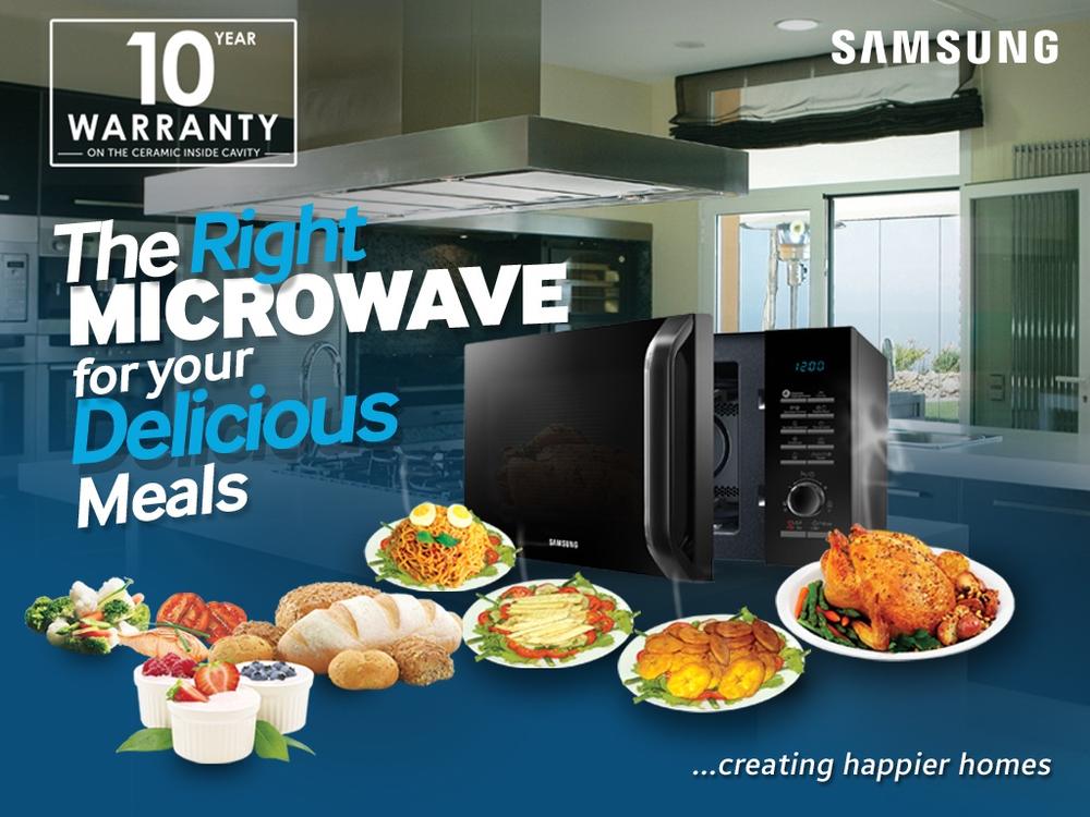 Cook Fry Bake in a Microwave Yes With the Samsung Smart