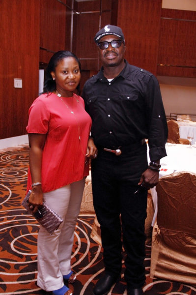 Ali Baba and wife, Mary Akpobome