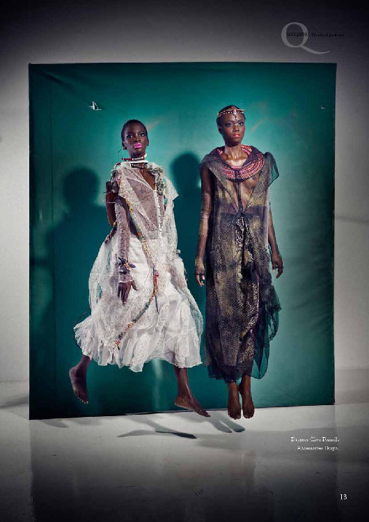 Africa's Next Top Model's Opeyemi & Aamito Stacie Lagum for Ingqephu Magazine - Bellanaija - November 2014004 (4)