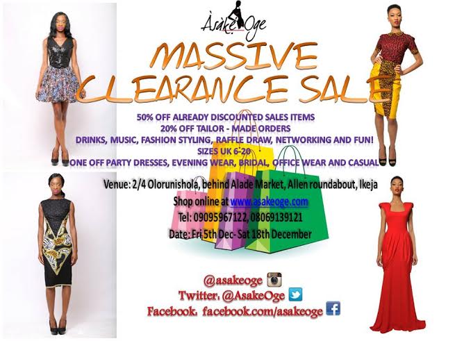 Asake Oge Fashion Sales Party - BellaNaija - November 2014