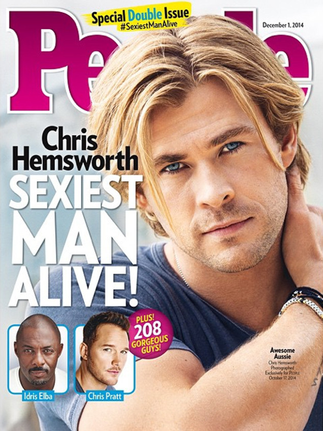 Chris Hemsworth People Magazine Sexiest Man Alive 2014 - Bellanaija - November 2014