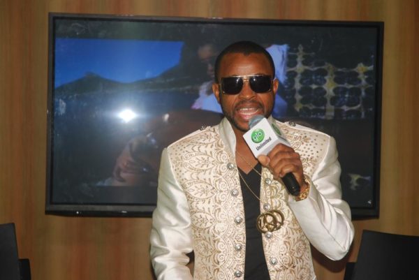 Glo Ambassador, Sanni Danja entertaining fans at Industry Nite