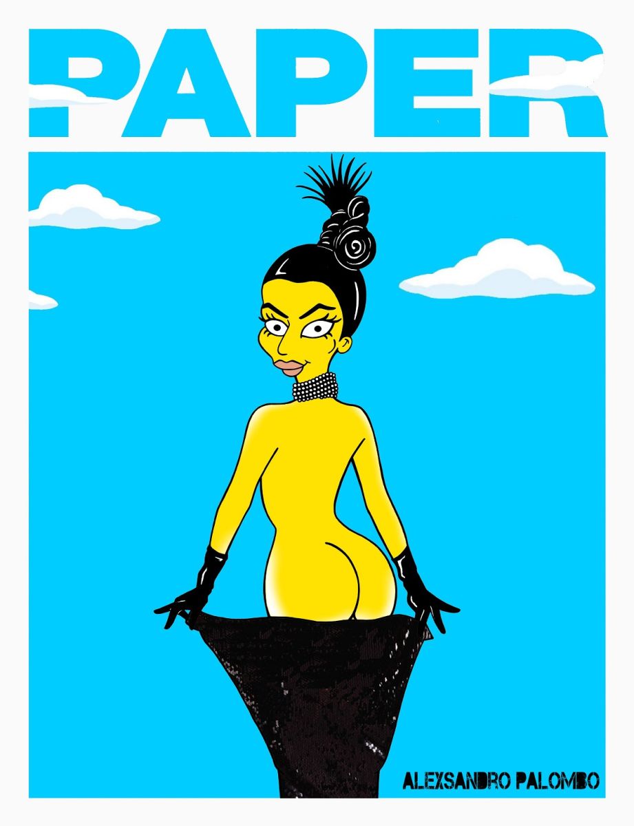 Kim Kardashian West Paper Cover Art by Artist AleXsandro Palombo - Bellanaija - November2014001 (4)