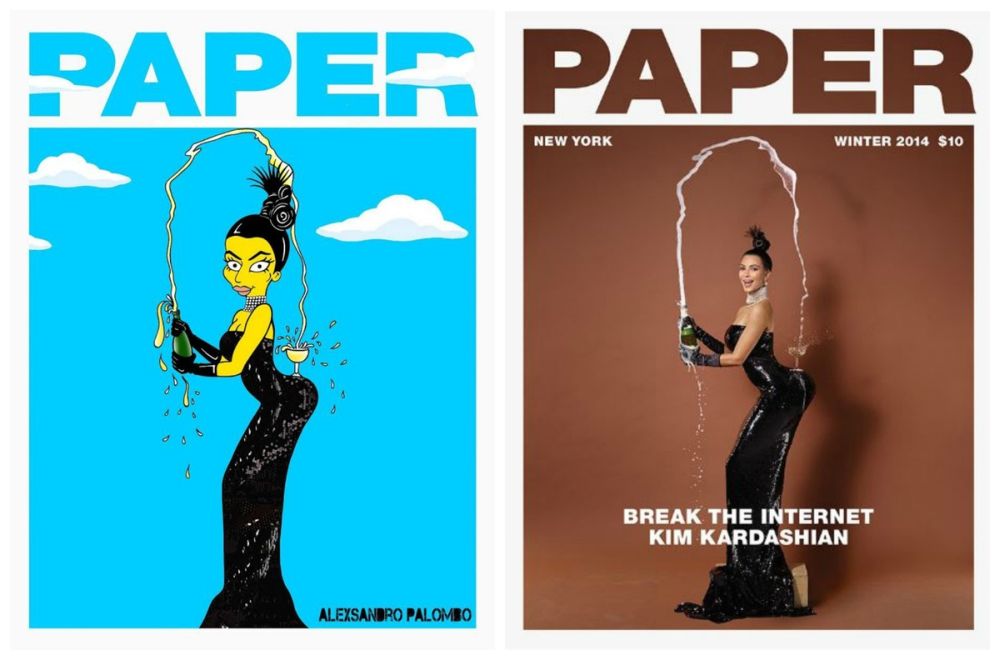 Kim Kardashian West Paper Cover Art by Artist AleXsandro Palombo - Bellanaija - November2014001 (6)