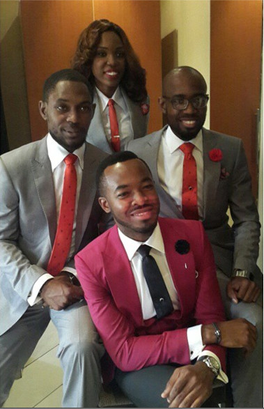 OC Ukeje Wedding Groomsmen - Best Man Kemi Lala Akindoju