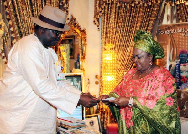 PIC. 25. FIRST LADY DAME PATIENCE JONATHAN RECEIVES ACTIVATED IDENTITY CARD IN ABUJA