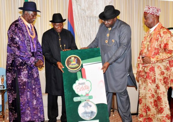 PIC.8. BAYELSA TRADITIONAL RULERS AND ELDERS VISIT PRESIDENT IN ABUJA