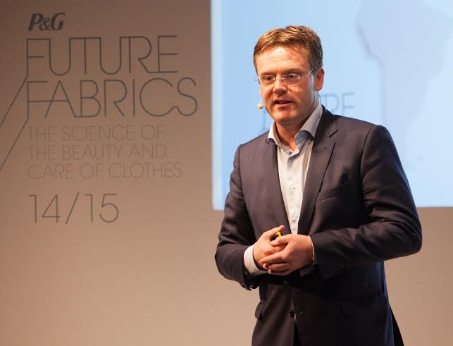 Robert van Pappelendam, Vice President of P&G Fabric Care, Europe at the Future Fabrics event in Berlin, Germany