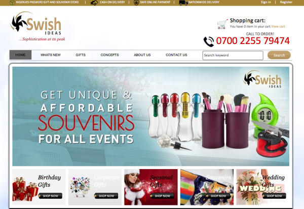 Introducing Premier Online Gift Souvenir Store Swish Ideas