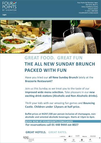 Sunday Brunch at Four Points by Sheraton - Bellanaija - November 2014