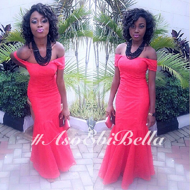 @senabrushover in dress by @serahkassim