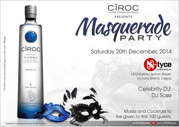 Ciroc Masquerade Party - BellaNaija - December 2014