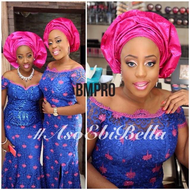 Folake & Kanyinsola, makeup by @banksbmpro