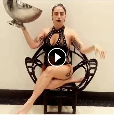 Lady Gaga ALS Ice Bucket Challegne - BellaNaija - December 2014