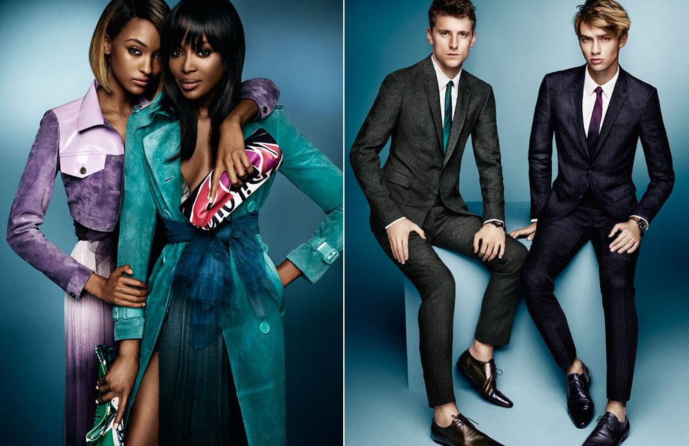 Naomi Campbell anf Jourdann Dunn for Burberry SS15 Campaign - BellaNaija - December 2014005