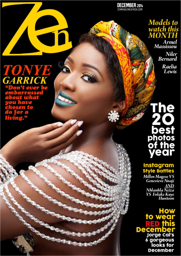 Tonye Garrick for Zen Magazine - BellaNaija - December 2014