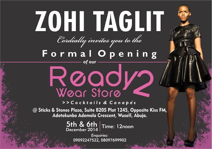 Zohi Taglit Store Launch - BellaNaija - December 2014