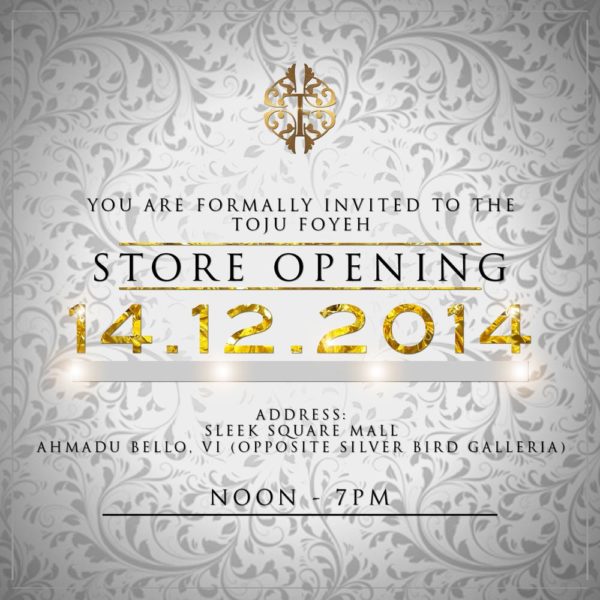 toju foyeh store launch INVITE 2