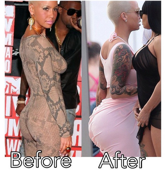 Amber rose exposed