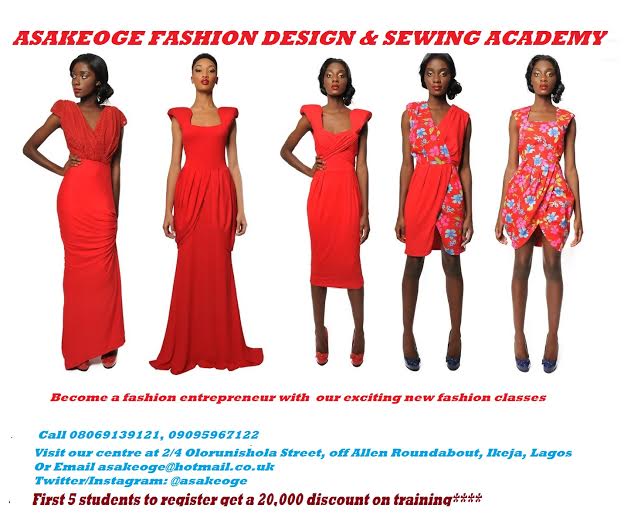 Asake Oge Fashion Design & Sewing Academy - BellaNaija - January2015