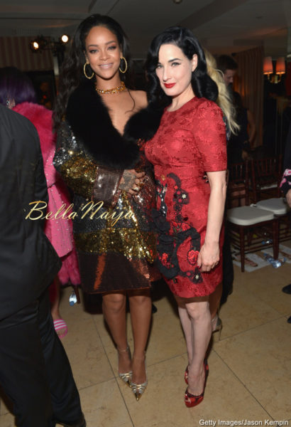 Rihanna & Dita Von Teese