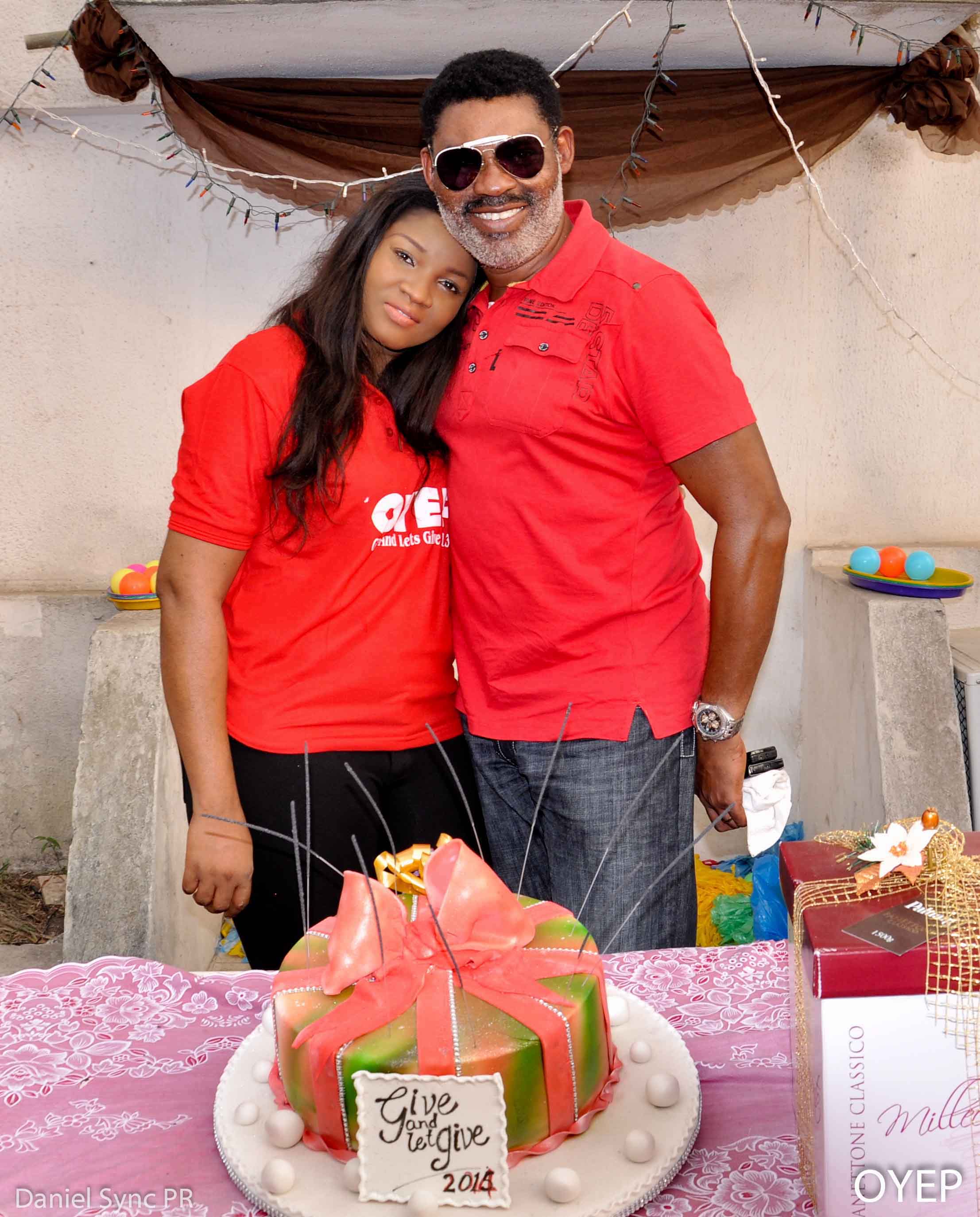 Giving Back Omotola Jalade Ekeinde Husband Host Widows 