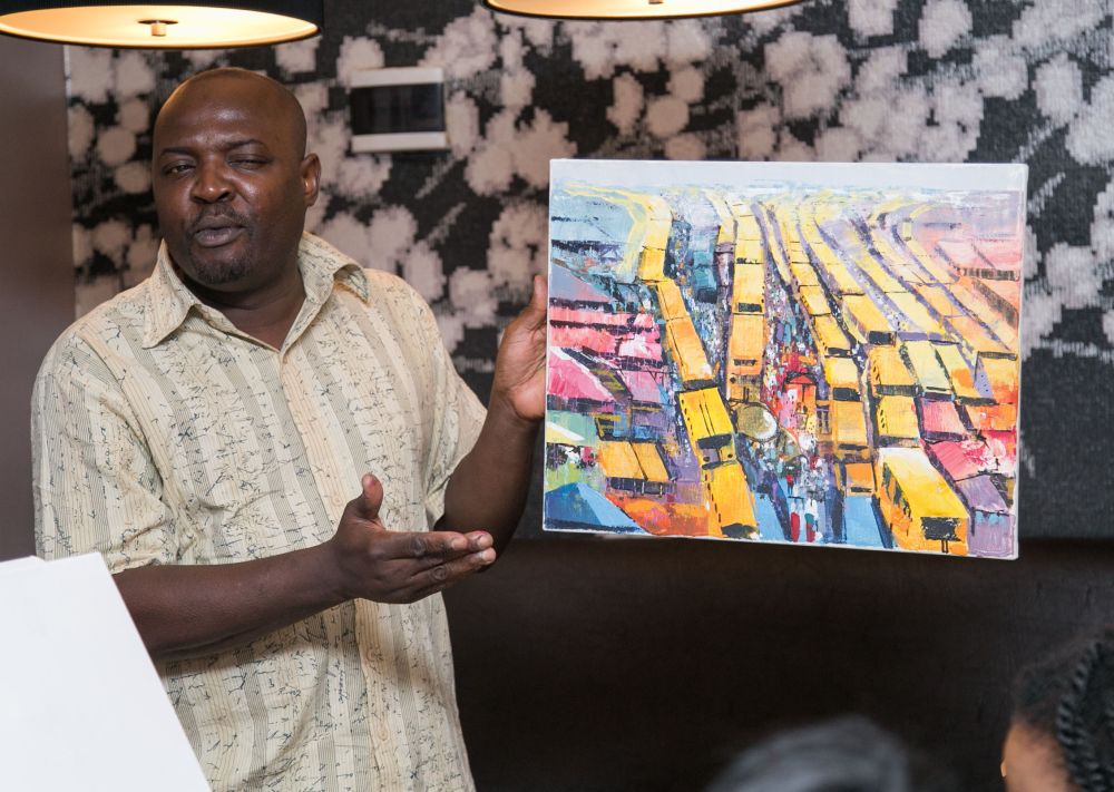 An Evening of Sipping & Dipping in Lagos! Guests Express their Creative